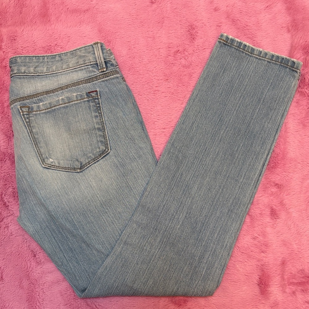 LOFT Modern Slim Light Blue Straight Leg Jeans